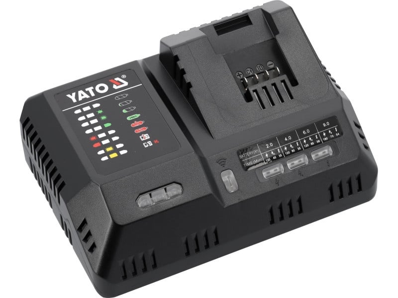 YATO Acumulator pentru încărcătoare rapide 2,0 A - 12,0 A 18 V