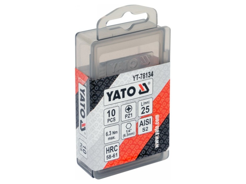 YATO Bithegy PZ1 x 25 mm (10 buc) - 1 | YEO