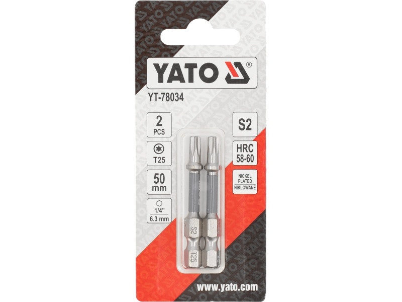 YATO Bithegy T25 x 50 mm (2 buc)