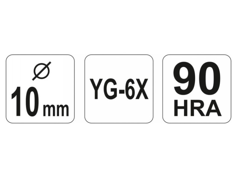 YATO Burghiu pentru sticlă și gresie 10 mm - 2 | YEO