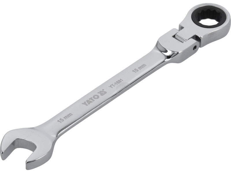 YATO Cheie cu clichet stea cu clichet 15 mm / 195 mm 72T CrV - 2 | YEO