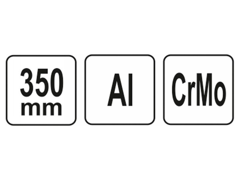 YATO Cheie pentru țevi cu o singură mână 2" 350 mm alu