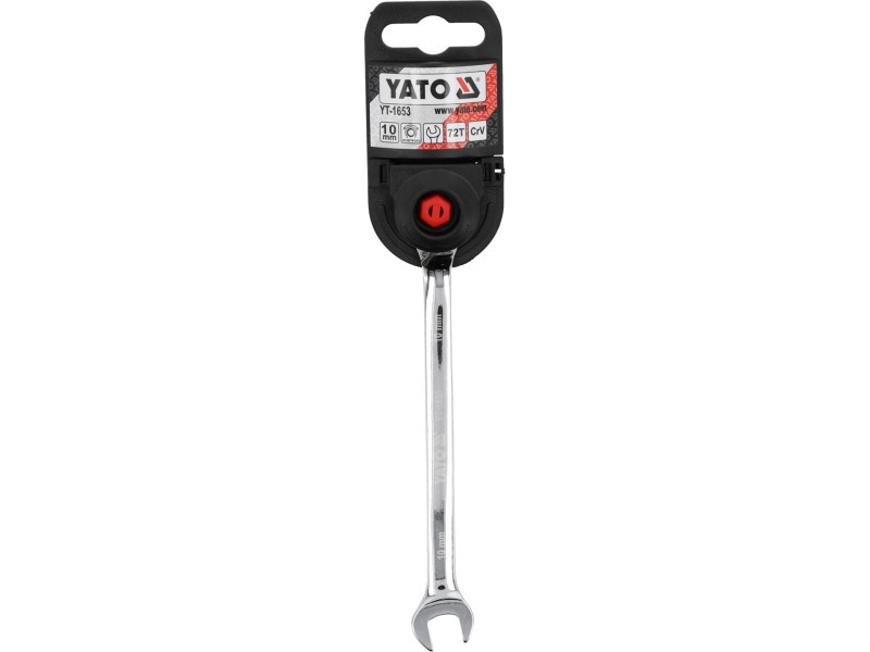 YATO Cheie stea cu clichet 10 mm / 160 mm 72T CrV - 4 | YEO