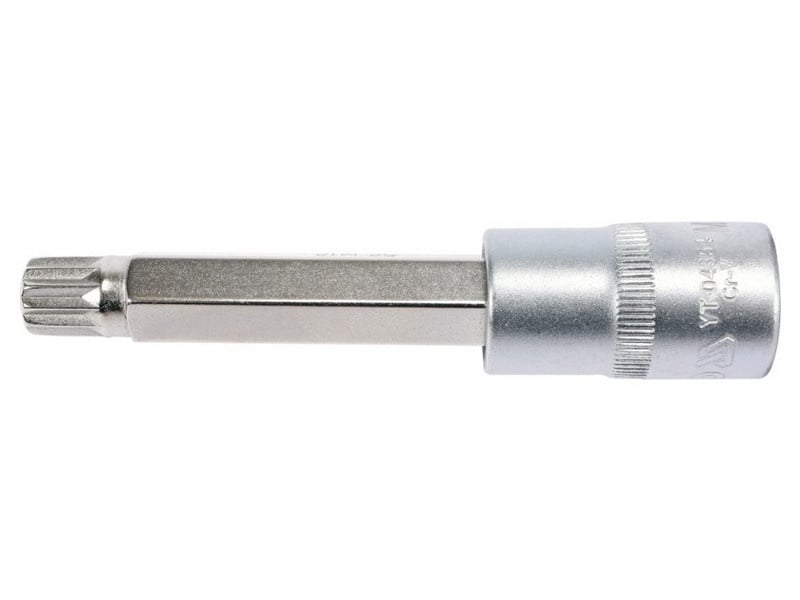 YATO Cheie tubulară cu bit lung Spline 1/2" M12 CrV - 1 | YEO