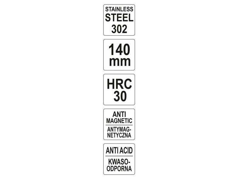 YATO clește ascuțit 140 mm HRC30