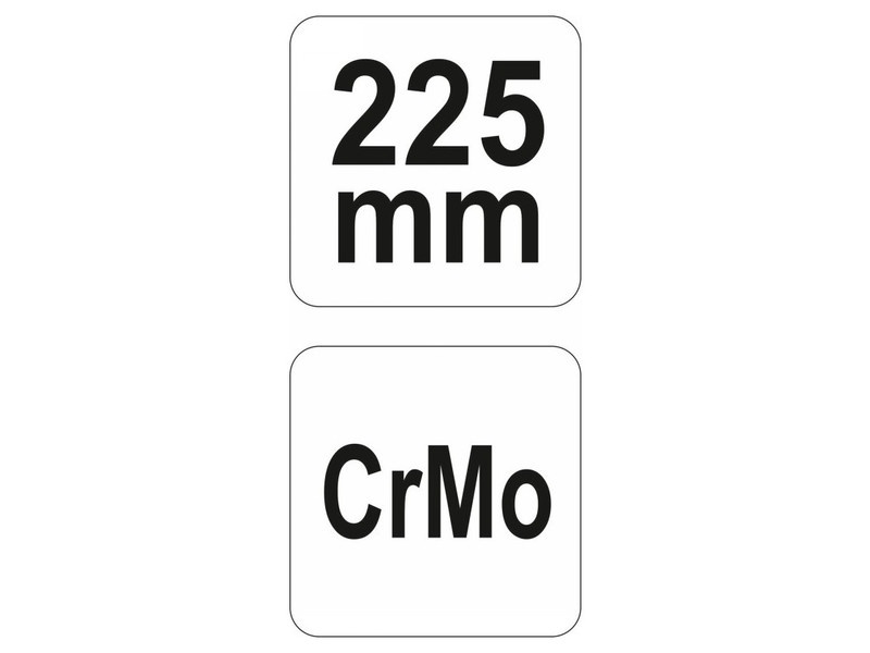 YATO Clește cu nas lung și auto-blocare 225 mm