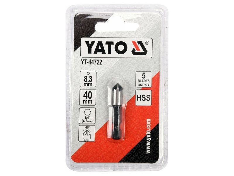 YATO Conic countersink pentru metal 8,3 mm dimensiune bit HSS - 2 | YEO