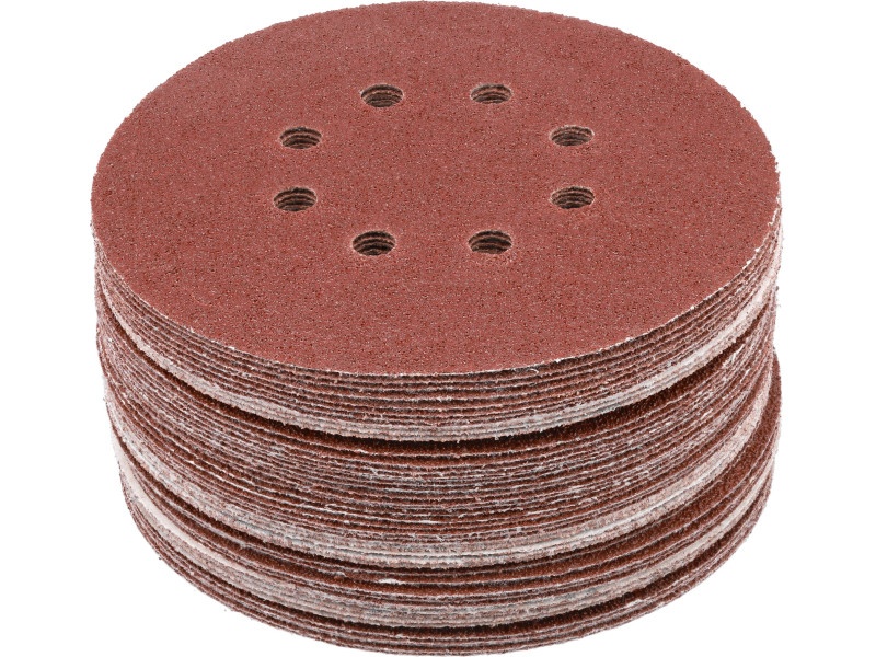 YATO Disc de fixare Velcro 150 mm / P40 8 găuri (50 buc)