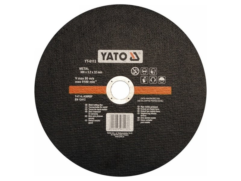 YATO Disc de tăiat pentru metal 300 x 3,2 x 32 mm