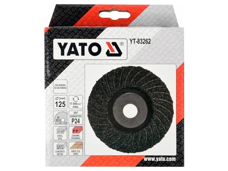 YATO Disc universal de șlefuit 125 x 22,2 mm / P24 - 1 | YEO