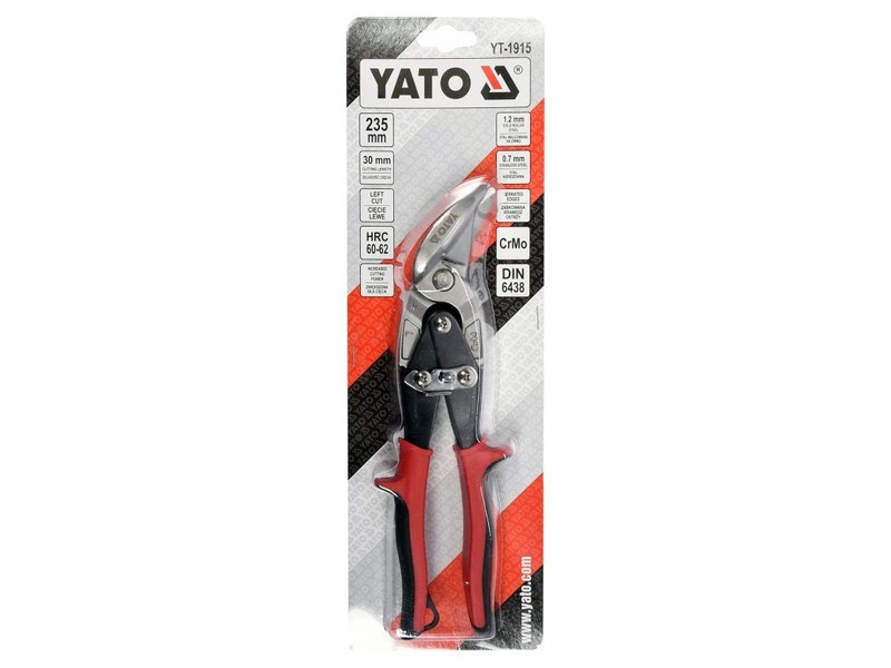 YATO Foarfece de tăiat plăci 235 mm stânga CrMo - 1 | YEO