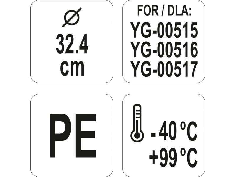 YATO GASTRO Capac de plastic pentru găleată 324 mm