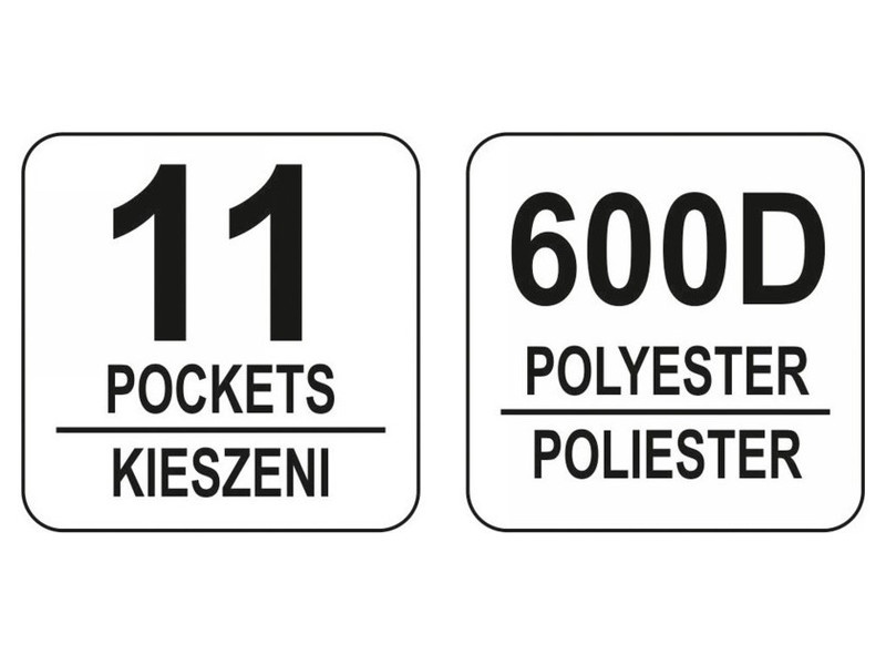 YATO Geantă pentru scule cu 11 buzunare - 3 | YEO