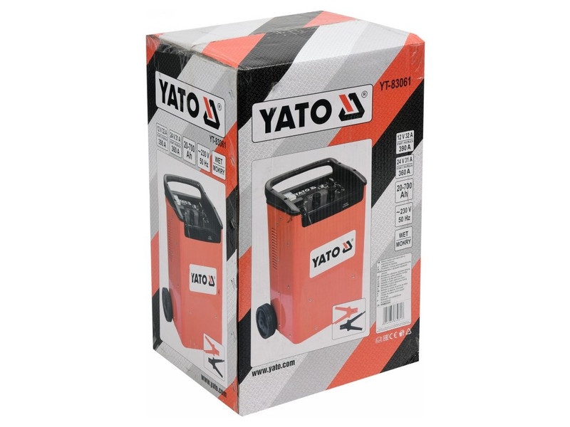 YATO Încărcător de baterii-starter 12-24 V / 360 A / 20-700 Ah - 2 | YEO