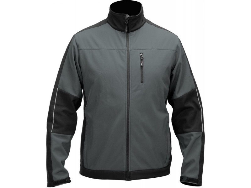 YATO Jachetă de protecție softshell de lucru gri-negru dimensiune XXL 3 buzunare - 2 | YEO