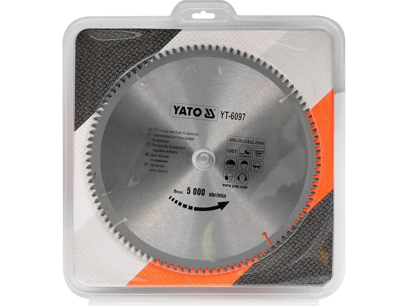 YATO Lamă de ferăstrău pentru aluminiu 300 x 30 x 2,2 mm / 100T