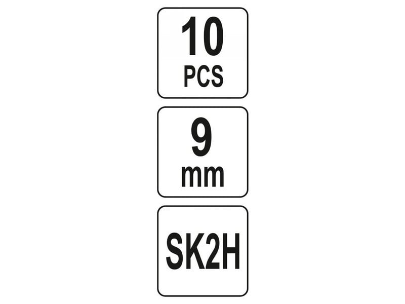 YATO Lamă ruptibilă extra ascuțită 9 mm (10 buc)