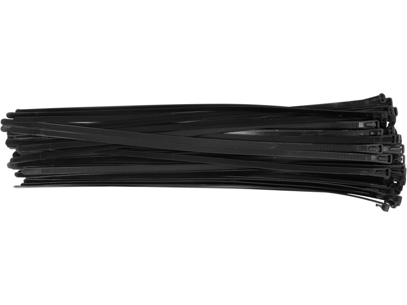YATO Legături detașabile pentru cabluri 7,6 x 400 mm negru (100 buc)