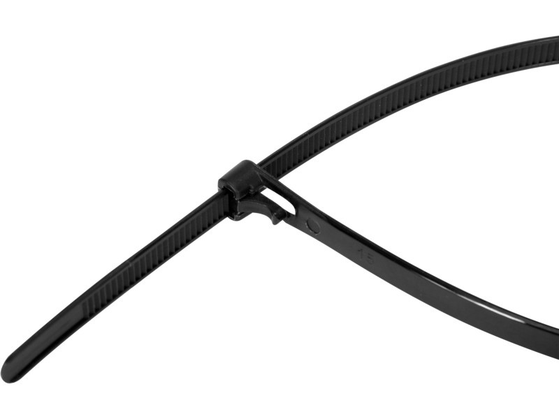 YATO Legături detașabile pentru cabluri 7,6 x 400 mm negru (100 buc) - 3 | YEO