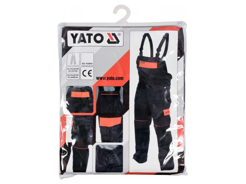 YATO Pantaloni de grădinărit de siguranță mărimea L/XL ANDESITE - 1 | YEO
