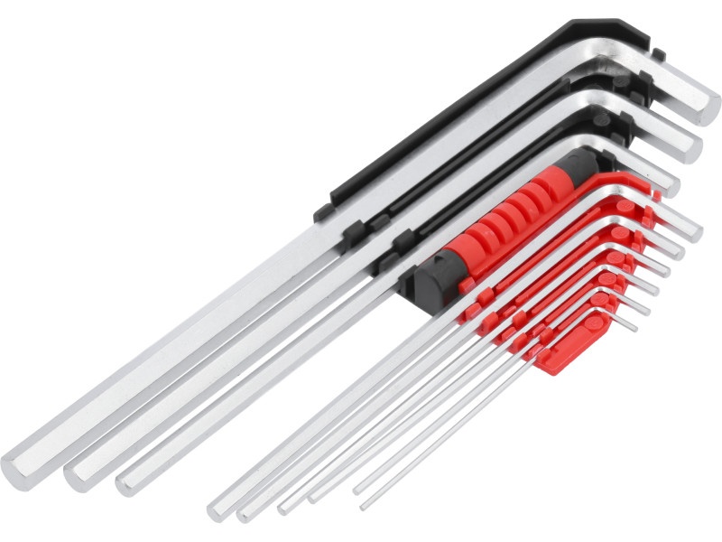 YATO Set chei Allen lungi 9 piese 1,5-10 mm CrV - 3 | YEO