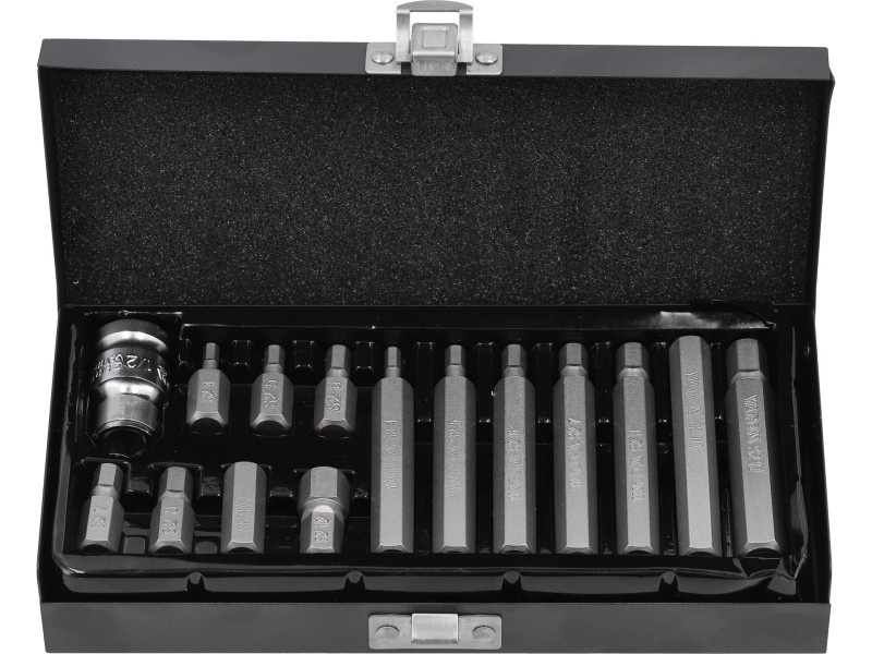 YATO Set de biți 15 piese (imbus) H4-H12 1/2" - 1 | YEO