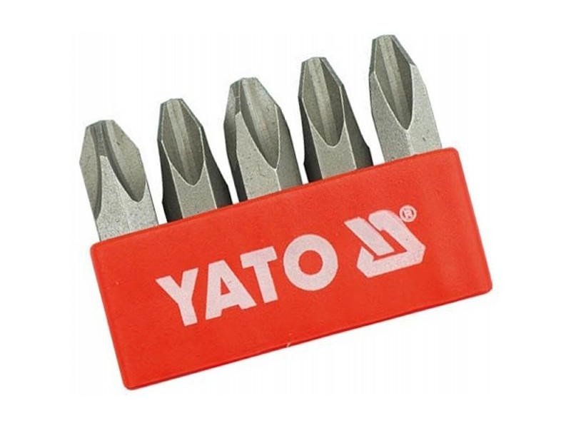 YATO set vârf de biți 5 bucăți PH3 x 36 mm