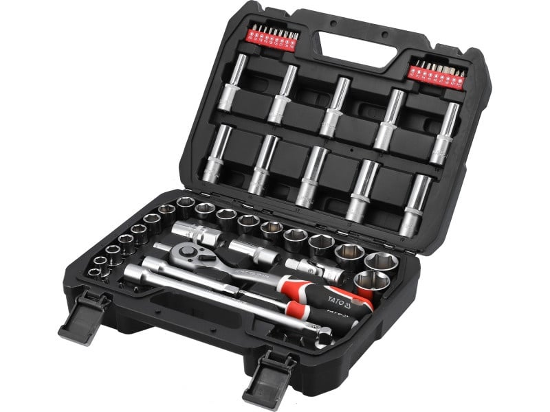 YATO socket set 60 piese 1/2" 1/4" CrV - 1 | YEO