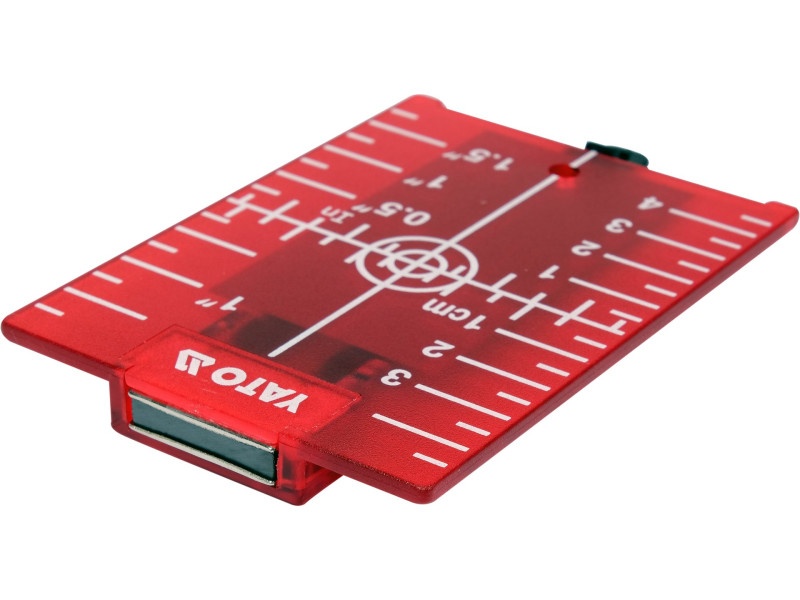 YATO Țintă laser magnetic roșu - 4 | YEO