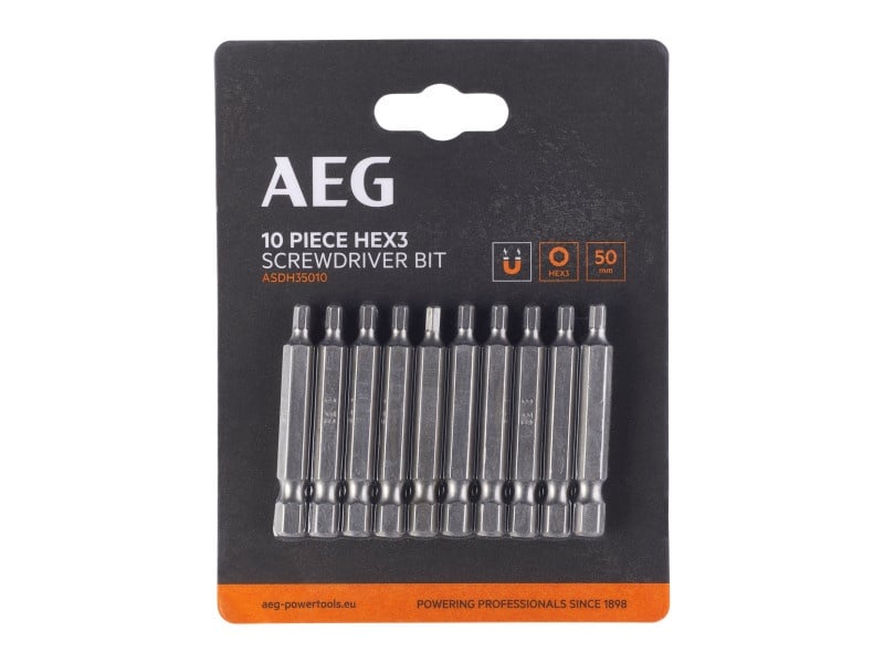 AEG Bithegy imbus 3 x 50 mm 1/4" (10 buc)