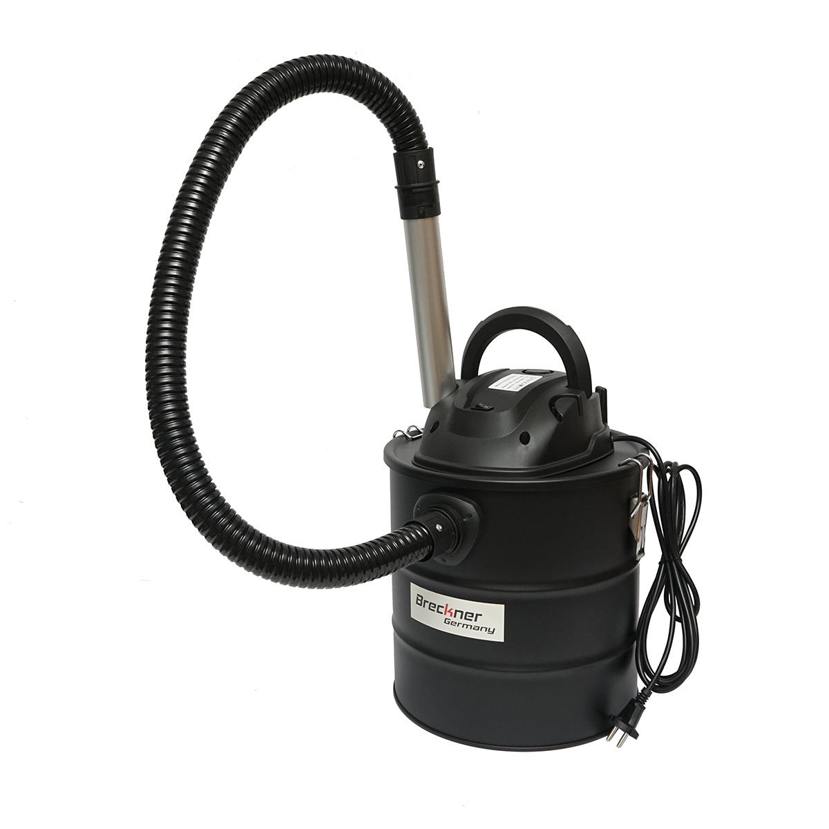 Aspirator pentru cenusa 1000W, 220V, corp metalic volum 20L, putere aspirare 17 kPa , Cod: BK90344, Marca: BRECKNER GERMANY