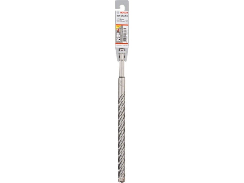 BOSCH 5X Burghiu pentru piatră 16 x 260/200 mm cu patru tăișuri SDS-Plus - 1 | YEO