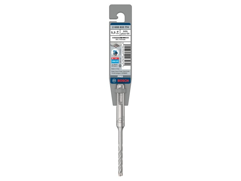 BOSCH 5X Burghiu pentru piatră 5,5 x 110/50 mm pătrat SDS-Plus - 2 | YEO