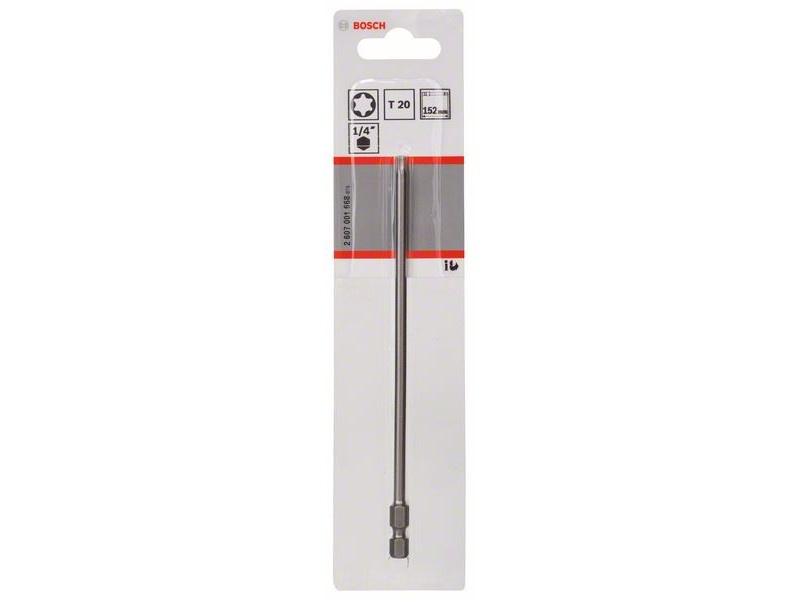 BOSCH Bithegy T20 x 152 mm 1/4" Extra Hard - 1 | YEO