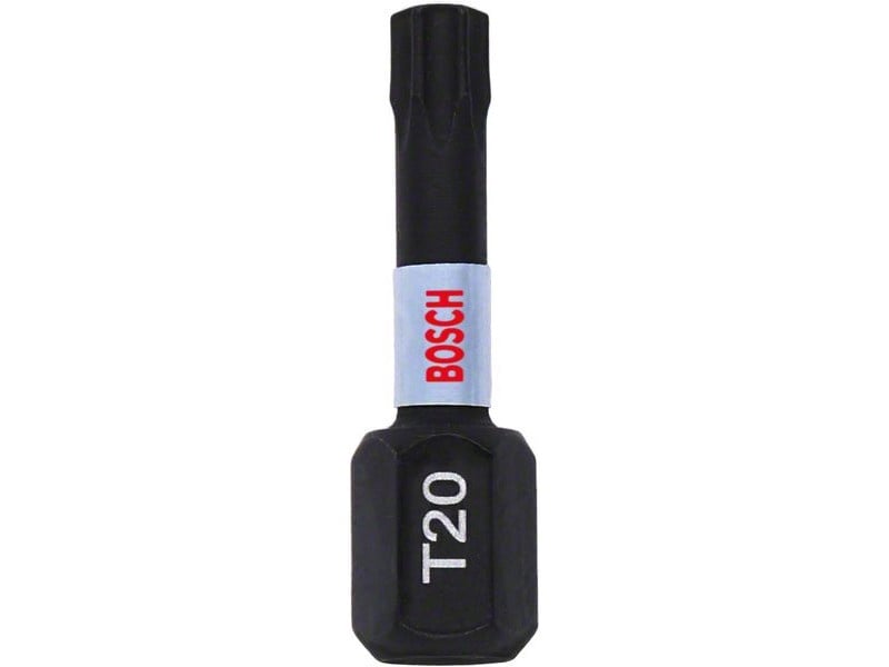 BOSCH Bithegy T20 x 25 mm 1/4" Control de impact (2 buc)