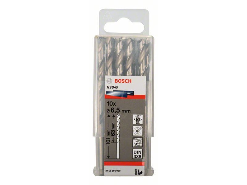 BOSCH Burghie 7,0 x 109/69 mm 135° HSS-G DIN 338 (10 buc) - 1 | YEO