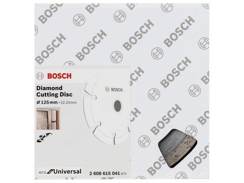 BOSCH Discuri diamantate 125 x 2,0 x 7,0 x 22,2 mm segmentate ECO pentru Universal (10 bucăți) - 1 | YEO