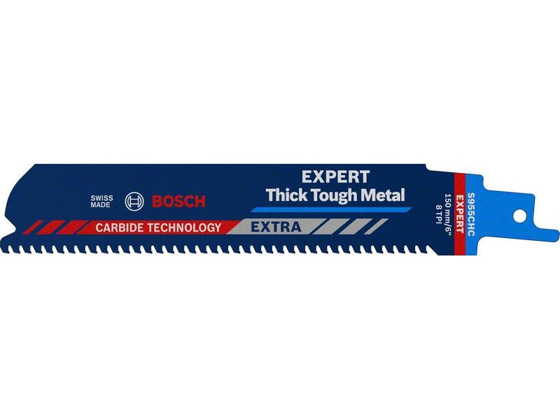 BOSCH EXPERT S 955 CHC Thick Tough Metal lamă de ferăstrău sabie cu vârf din carbură, 1 buc