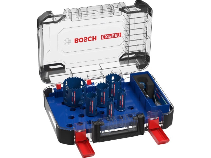 BOSCH EXPERT Set de freze circulare 9 piese în cutie Material dur