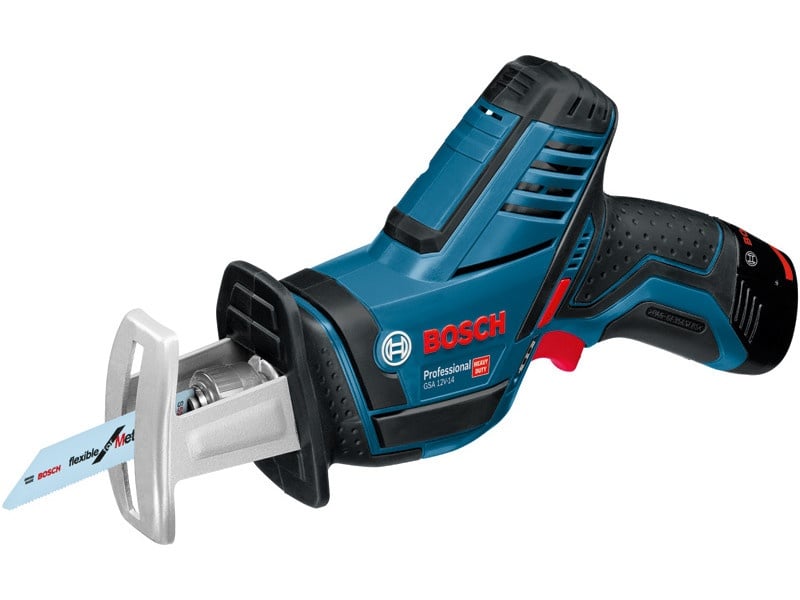 BOSCH ferăstrău sabie fără fir GSA 12V-14 în L-BOXX (2 baterii 3.0 Ah + încărcător rapid) - 2 | YEO