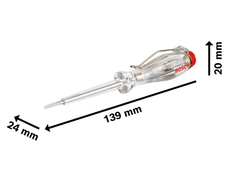 BOSCH Foarfecă de fază plată SL 0,5 x 3 x 75 mm cu tijă din oțel S2