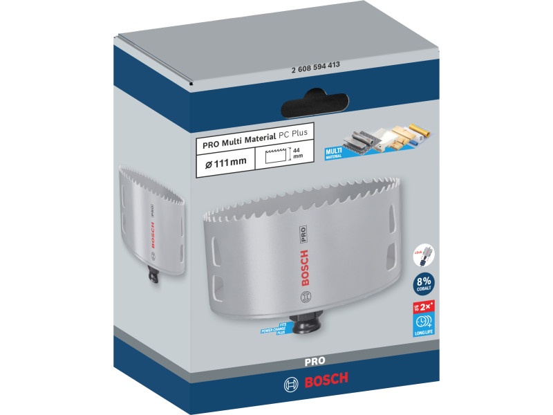 BOSCH PRO Cutter circular 111 mm (8% cobalt) PC PLUS Multi Material - 1 | YEO