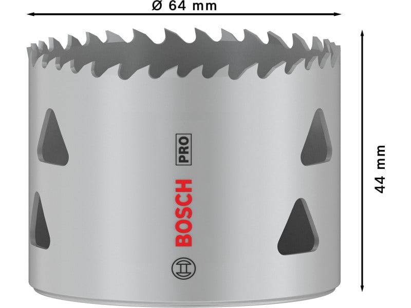 BOSCH PRO Cutter circular 64 mm (8% cobalt) filetat Multi Material - 2 | YEO