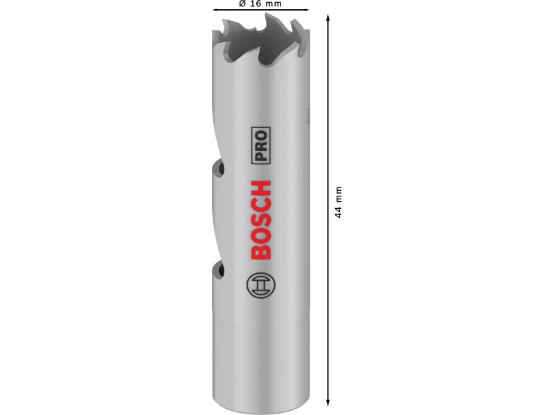 BOSCH PRO Freze circulare cu filet de 16 mm (8% cobalt) Multi Material - 2 | YEO