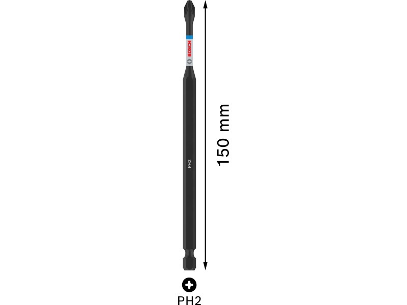 BOSCH PRO Impact bit bit PH2 x 150 mm 1/4" Hex