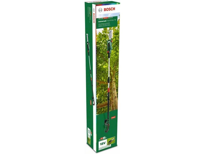 BOSCH UniversalChainPole 18 foarfece de tuns telescopic fără fir (1 x baterie 2.5 Ah + încărcător) - 1 | YEO