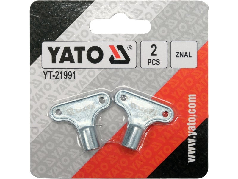 Cheie de aerisire radiator YATO (2 bucăți)