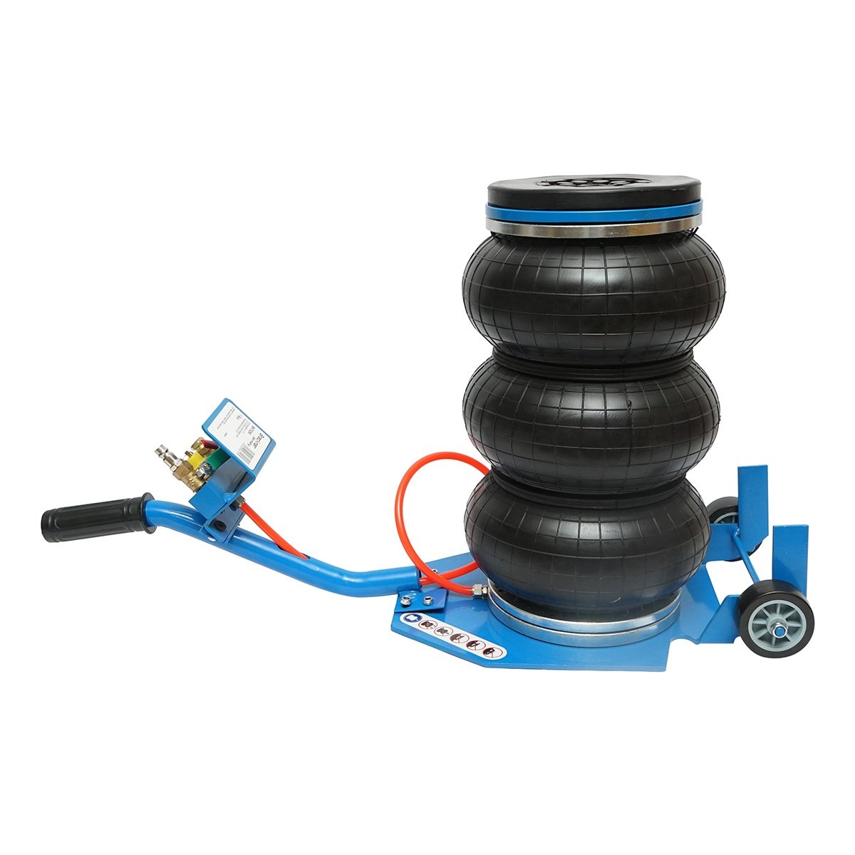 Cric pneumatic profesional 3.5T cu maner scurt, perna de aer 150-400mm , Cod: BK79290, Marca: BRECKNER GERMANY