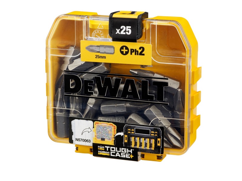 DEWALT Bitheads PH2 x 25 mm Cutie rezistentă (25 buc)