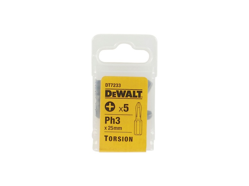 DEWALT vârf bit PH3 x 25 mm (5 buc)